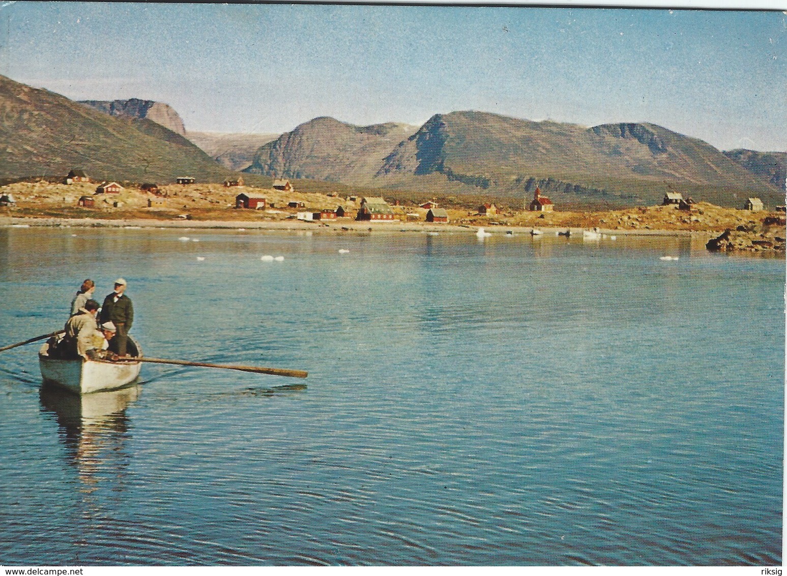 Sarqaq - Settlement At Vaigattet.  Greenland. B-3195 - Groenlandia