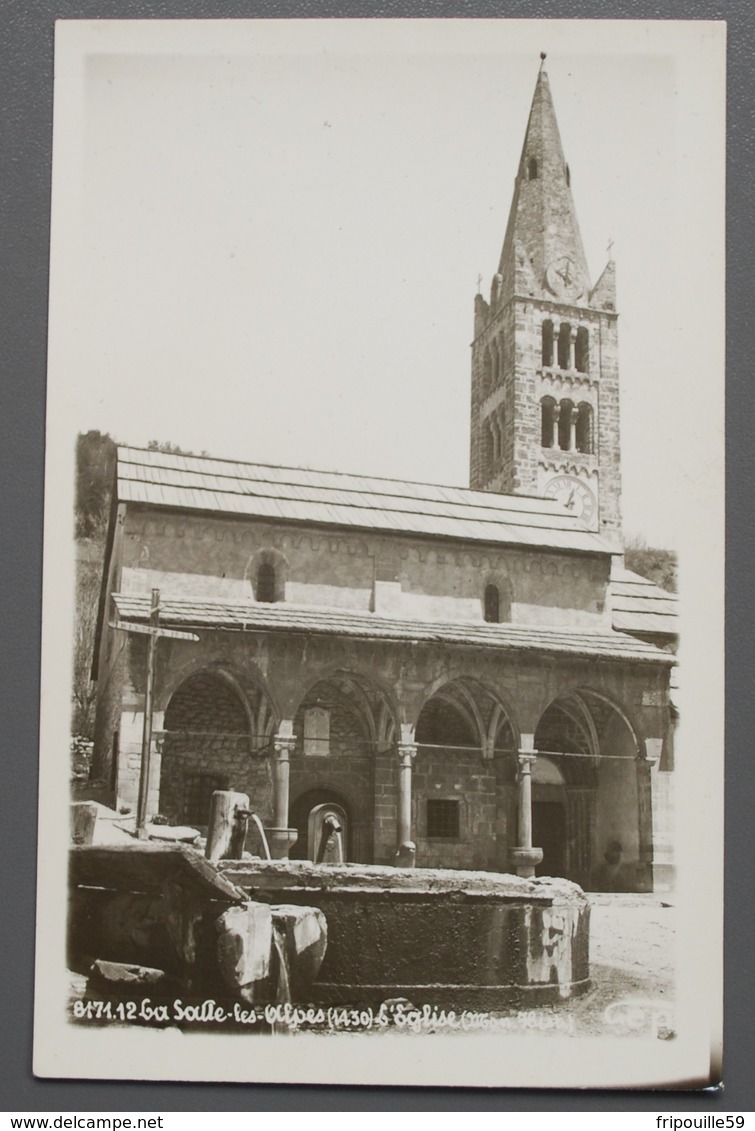 8171-12 - Salles-les-Alpes - L'Eglise - Ed. GEP - Vers 1950 - Type Photo-carte - Briancon