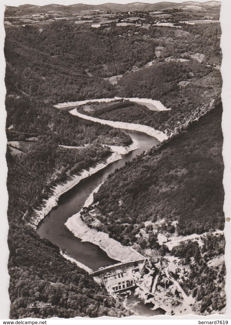 63    Vallee De La Sioule  Vue Aerienne Sur Le Barrage - Otros & Sin Clasificación