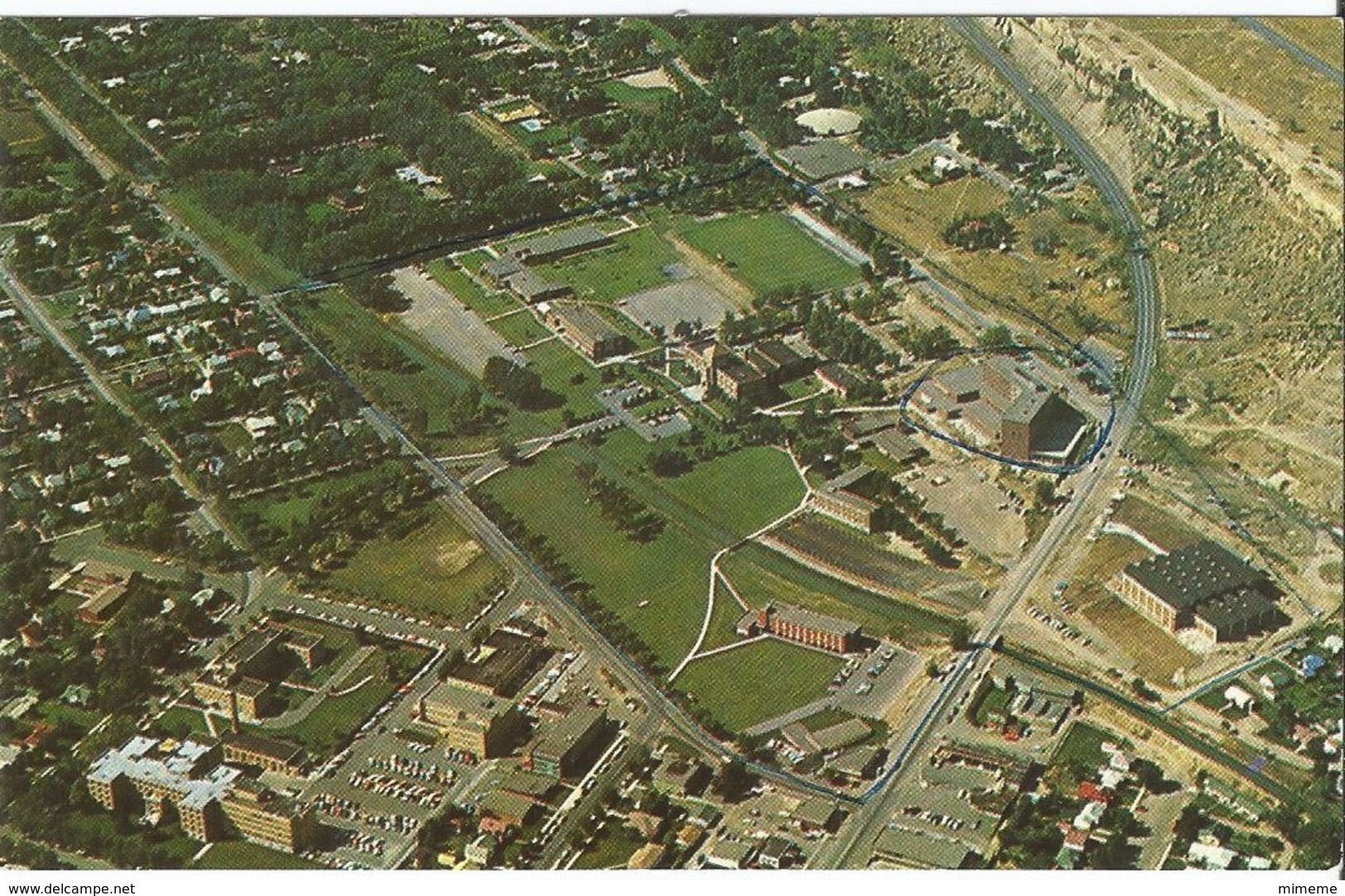 Billings  Aerial View Eastern Montana College Campus - Billings