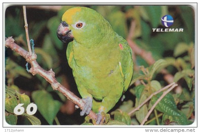 BRASIL G-397 Magnetic Telebras - Animal, Bird, Parrot - Used - Brasilien