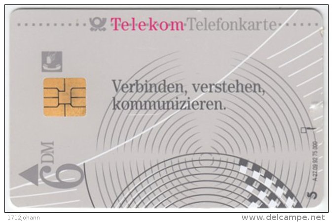 GERMANY A-Serie A-099 - 27 09.92 (4210) - Used - A + AD-Series : Werbekarten Der Dt. Telekom AG