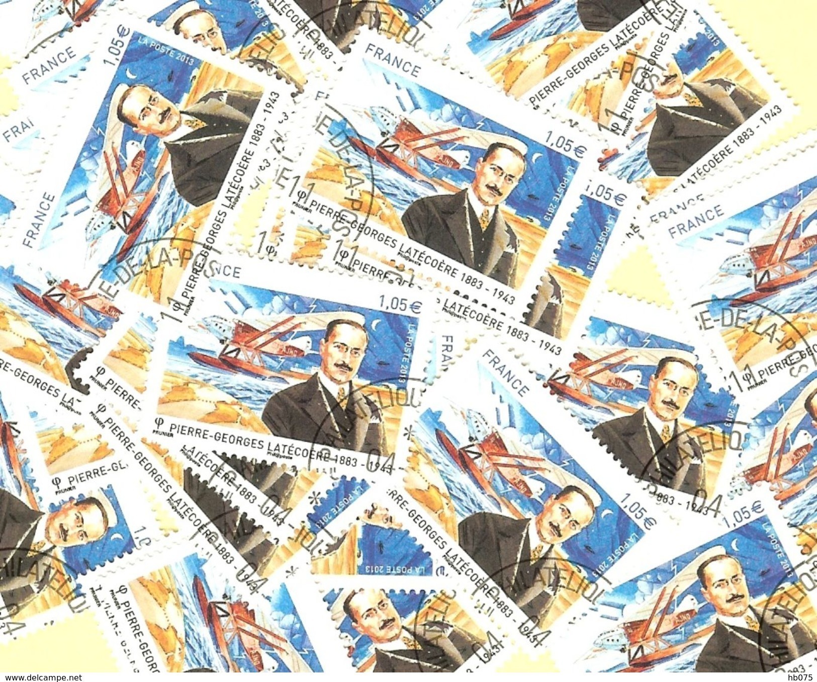 HB-P 324 France 20 Timbres Oblitérés 2013 YT N°4794 Latécoère PG - Départ à 10% De La Cote ! - Used Stamps