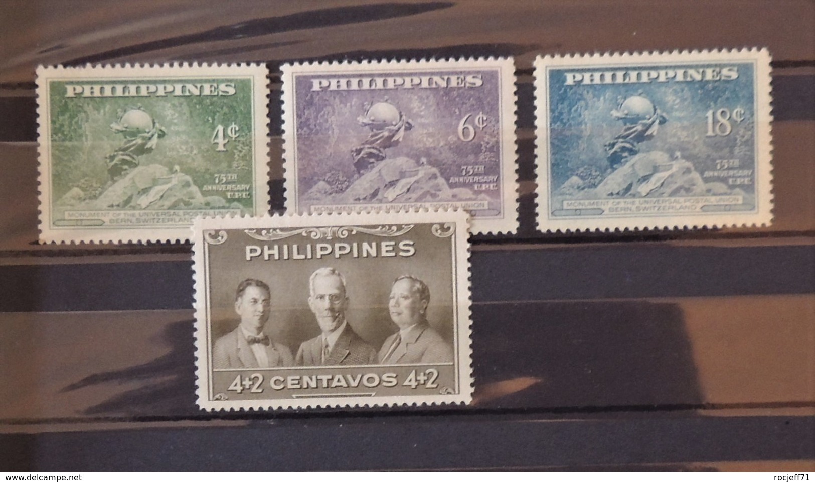 Philippines 1949 - 4 Stamps *  //  MH - Philippines