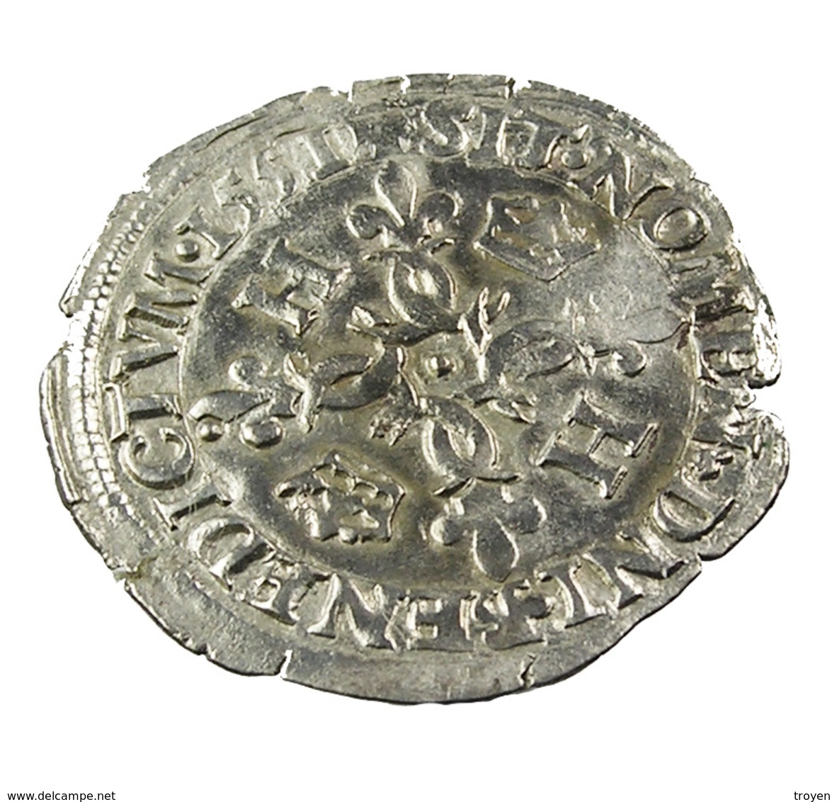 Douzain Aux Croissants - Henri II - France - 1551 A -  Billon - TTB - - 1547-1559 Henry II