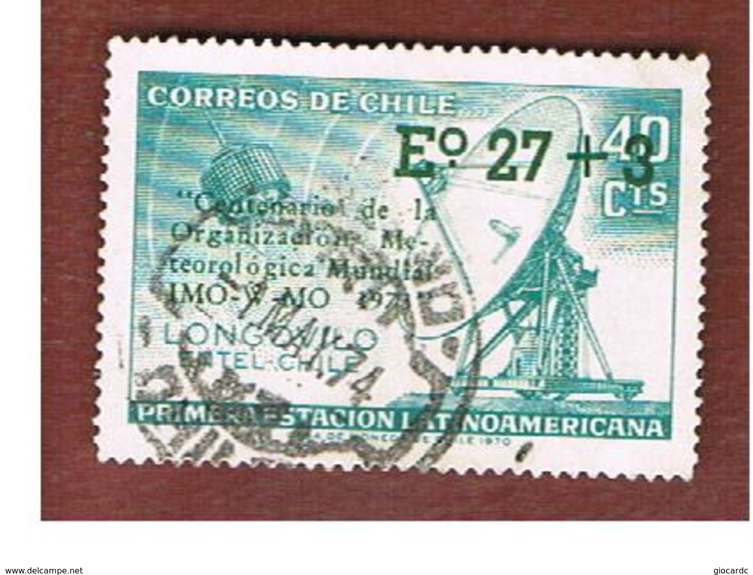 CILE (CHILE)  - SG 713    -  1973 OVERPRINTED IMO-W-MO  -  USED ° - Cile