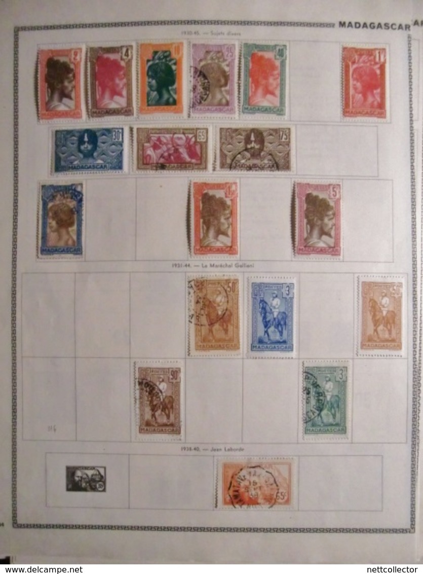 RARE COLLECTION  COLONIES FRANCAISES dont INDOCHINE & CLASSIQUES / + de 1000 TIMBRES