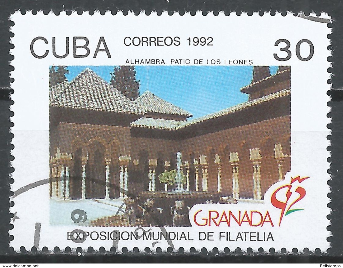 Cuba 1992. Scott #3413 (U) Granada 92 Philatelic Exhibition - Oblitérés