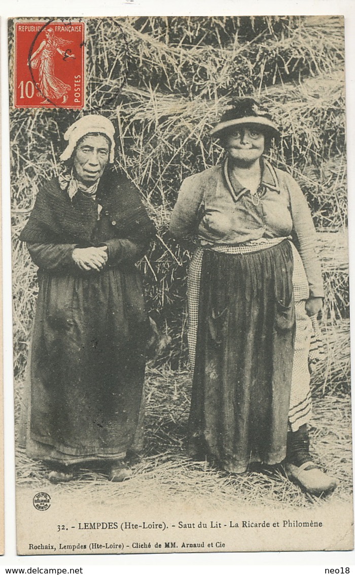 Lempdes 32 Saut Du Lit . La Ricarde  Philomene . Beautés Locales Alcoolisme  Arriérées. Edit Rochaix Vers Villas Beaune - Autres & Non Classés