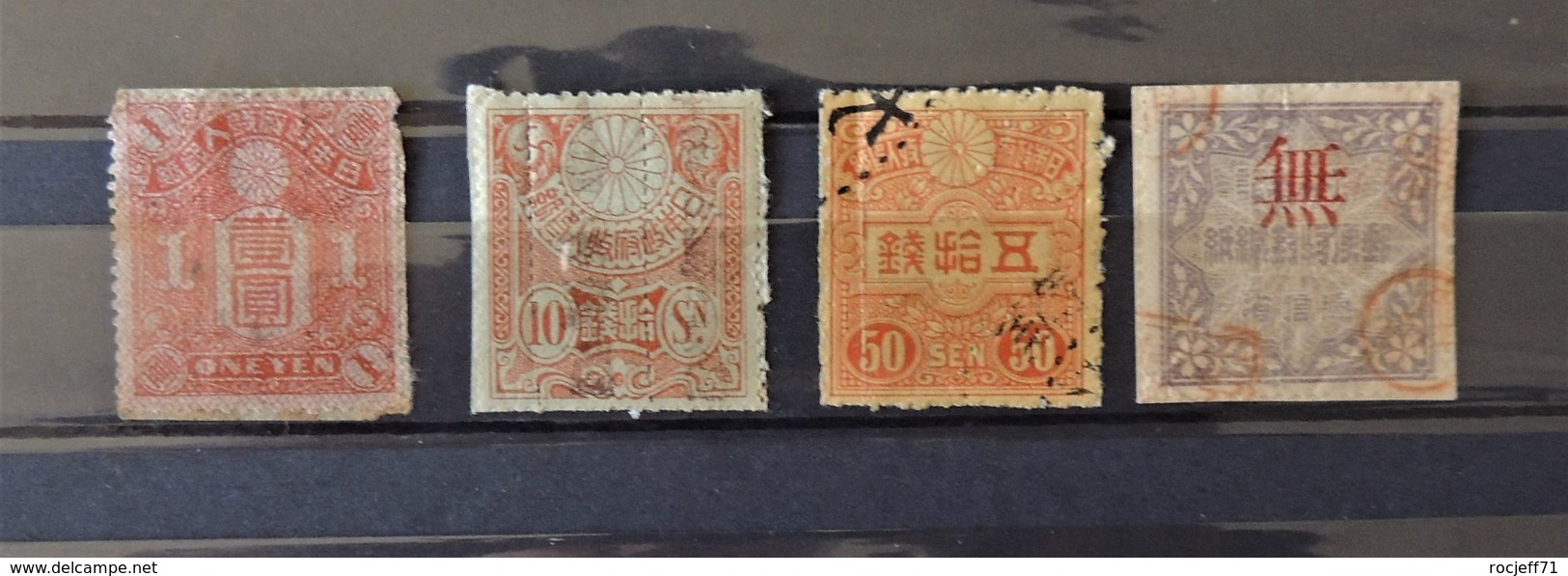 Japon - Old Revenue Stamps  // Lot 3 - Used Stamps