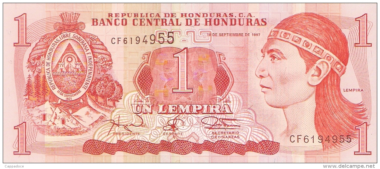 HONDURAS   1 Lempira   18/9/1997   P. 79A   UNC - Honduras