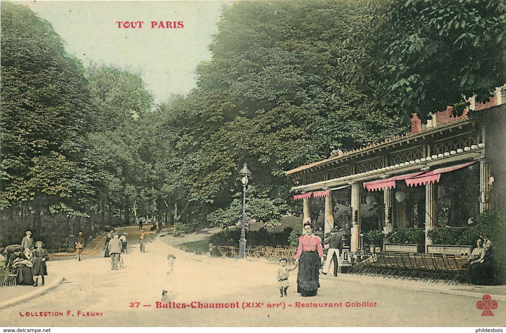 PARIS TOUT PARIS  Buttes Chaumont Restaurant Gobillot - Distretto: 19