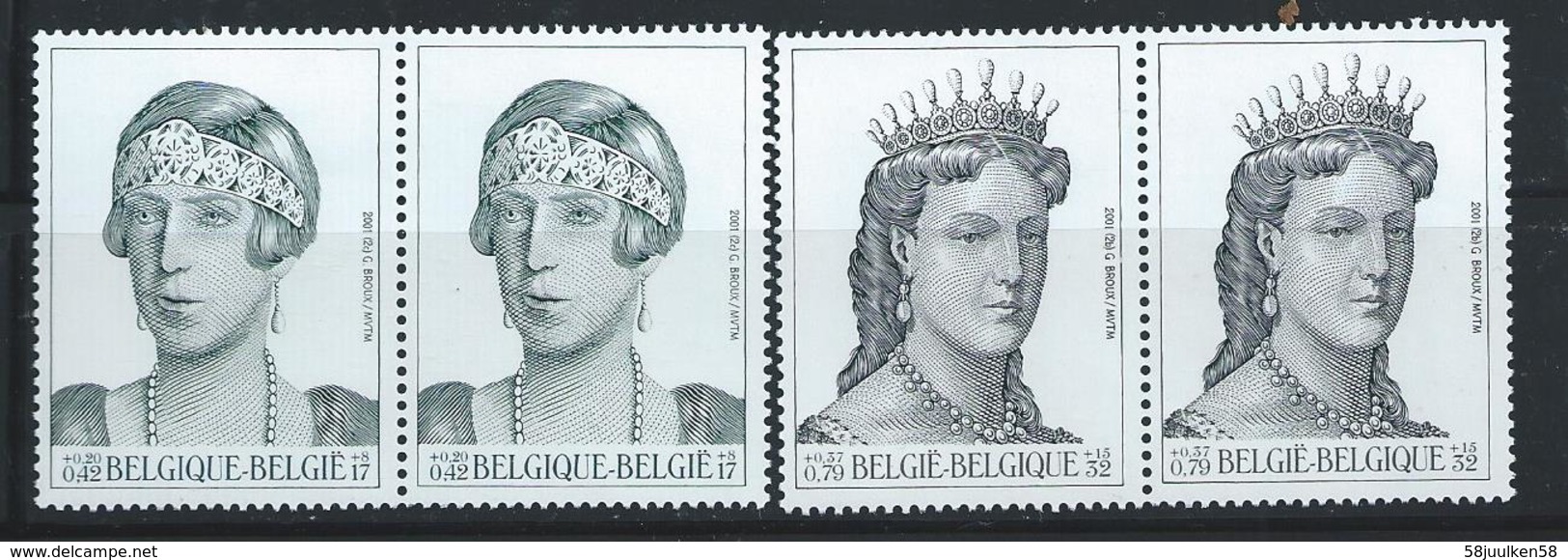 Belgie** Postfris**  NR°  2968/69 ** - Unused Stamps