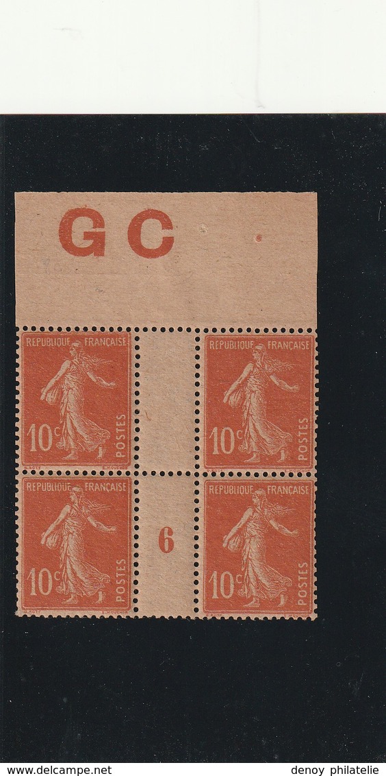 FRANCE - N° 138** - Millésime 6 MANCHETTE GC.  Très Bon Centrage Gomme Légerement Lustrée RRR - Millesimes