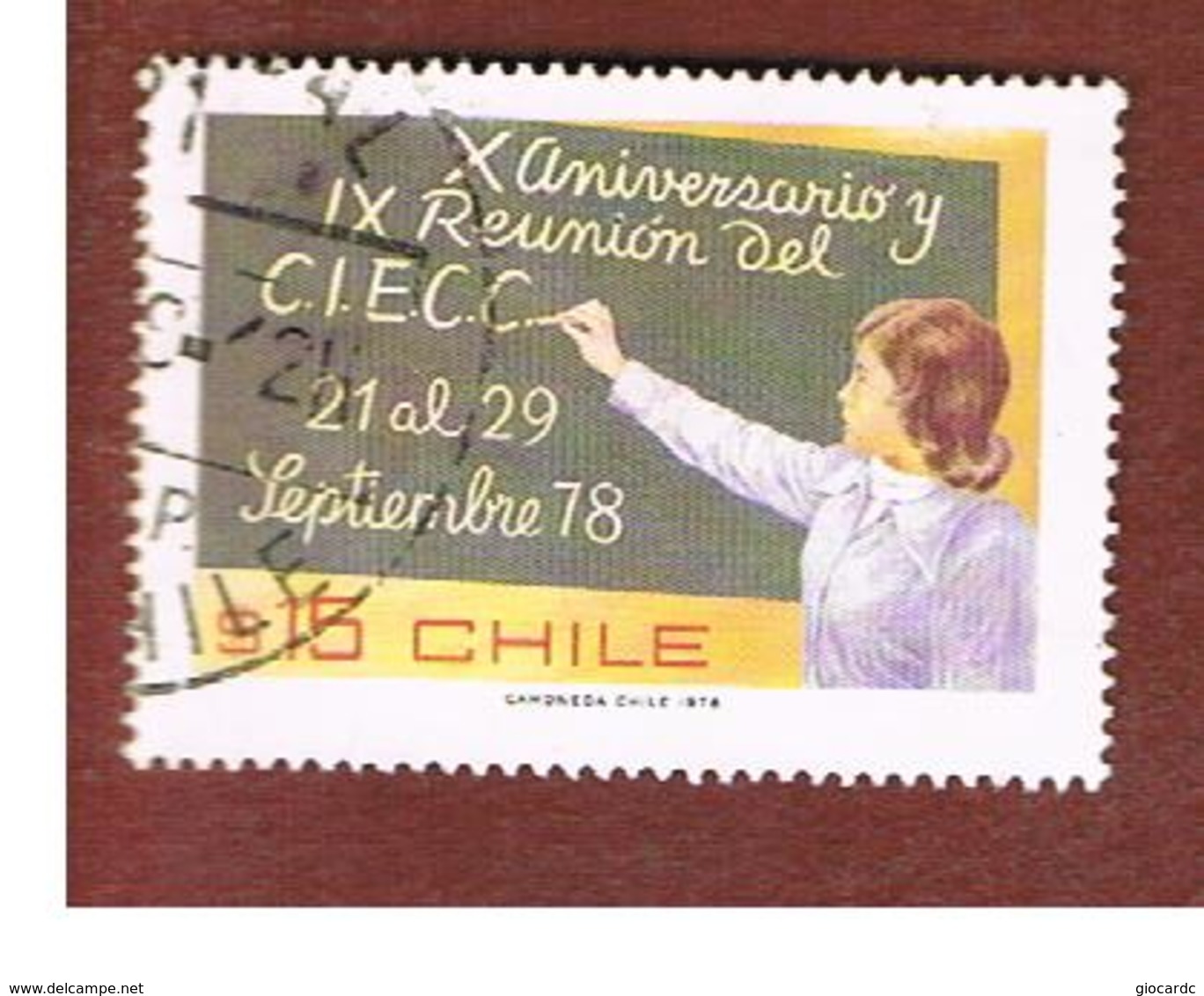 CILE (CHILE)  - SG 805    -  1978  EDUCATION: CIECC     -     USED ° - Cile