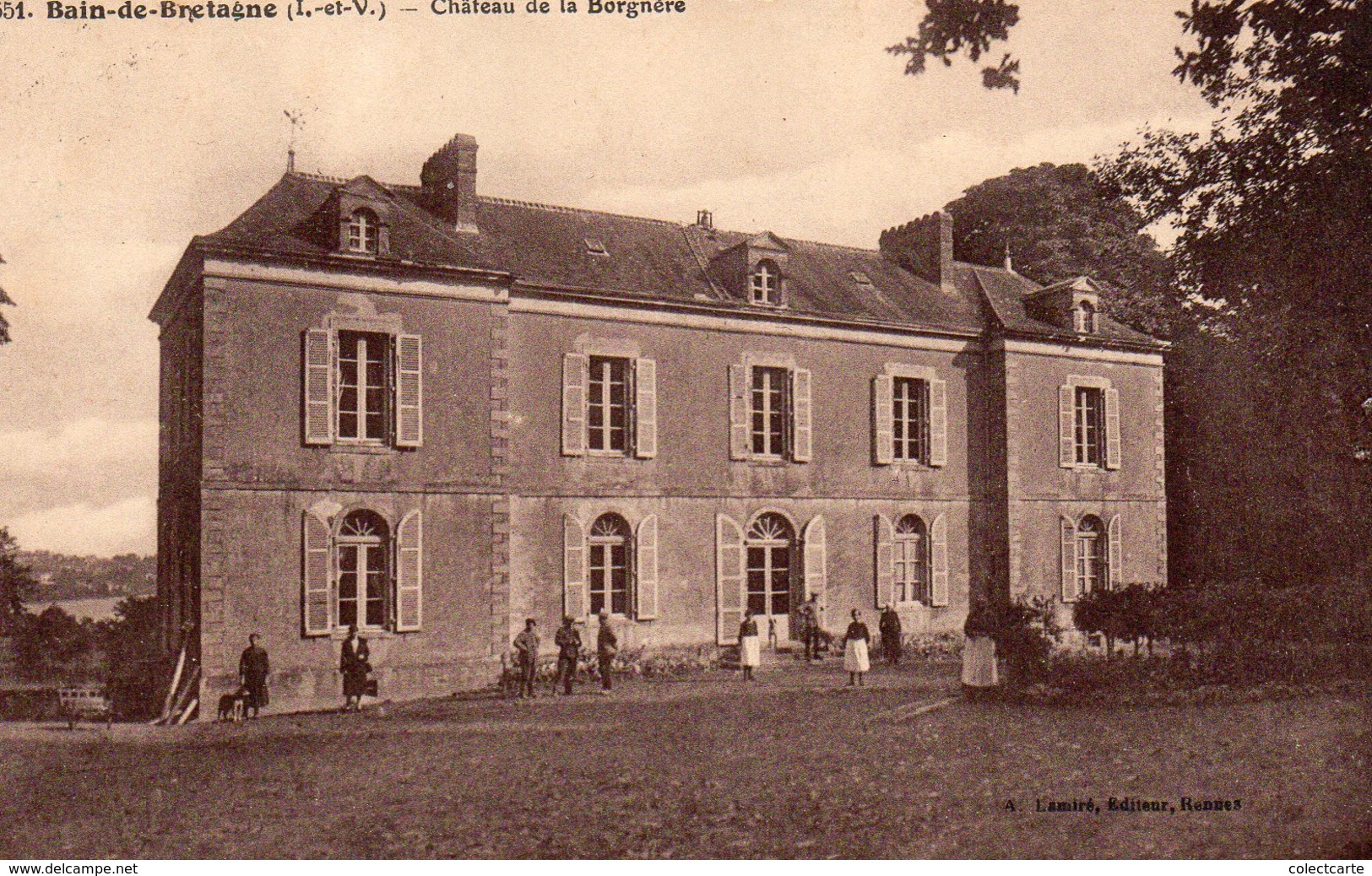 BAIN De BRETAGNE Chateau De La Borgnere - Autres & Non Classés