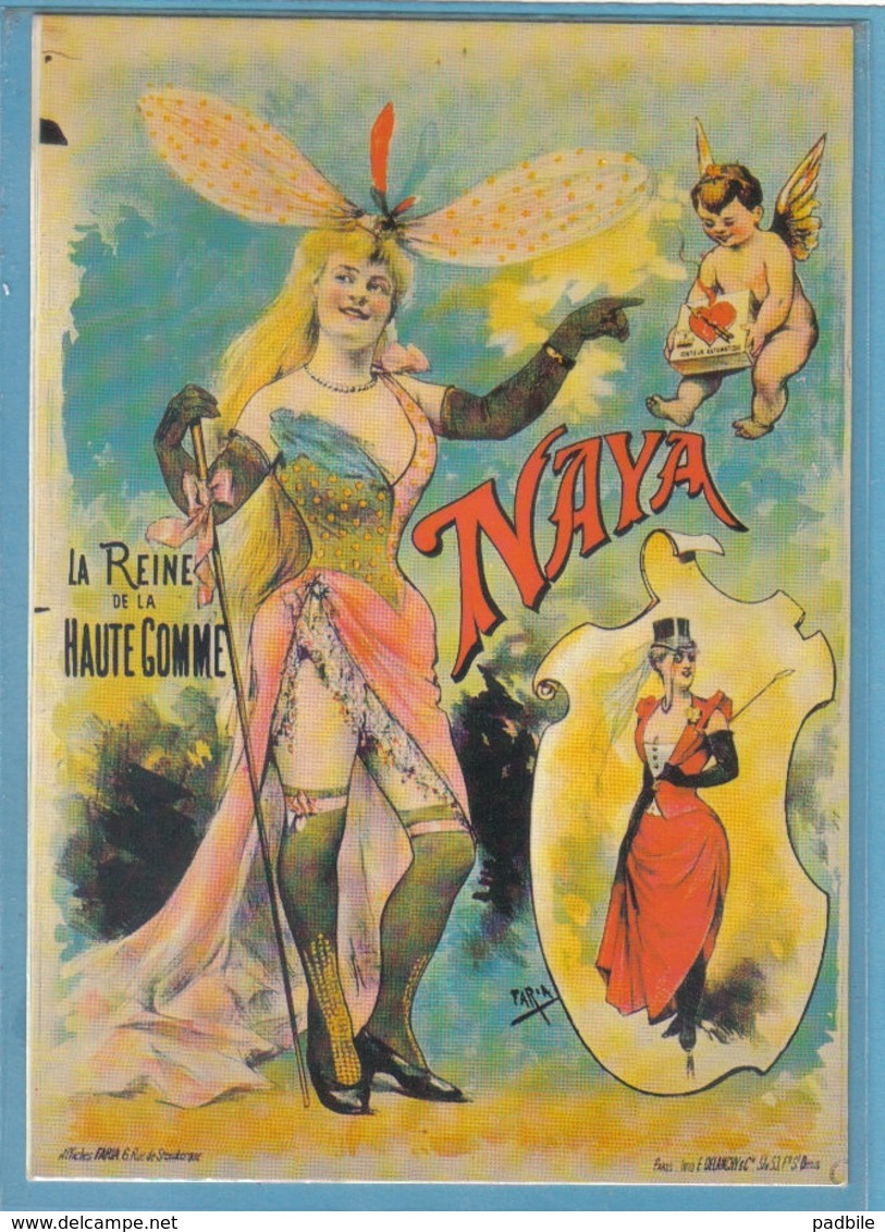 Carte Postale  Affiche Paris  Nava  La Reine De La Haute Gomme  Très Beau Plan - Autres & Non Classés