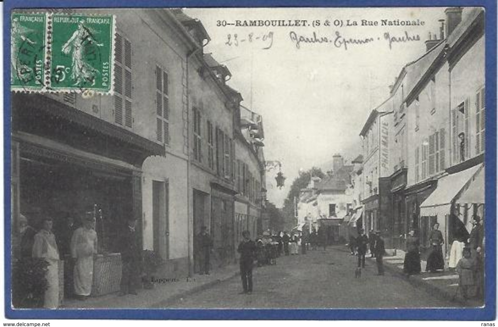 CPA Yvelines 78 Rambouillet Commerces Shop Circulé - Rambouillet