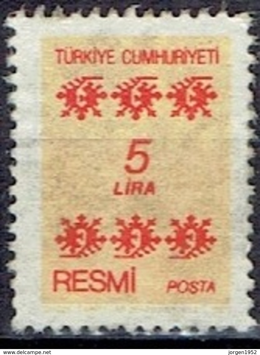 TURKEY  #  FROM 1981 STAMPWORLD * - Segnatasse