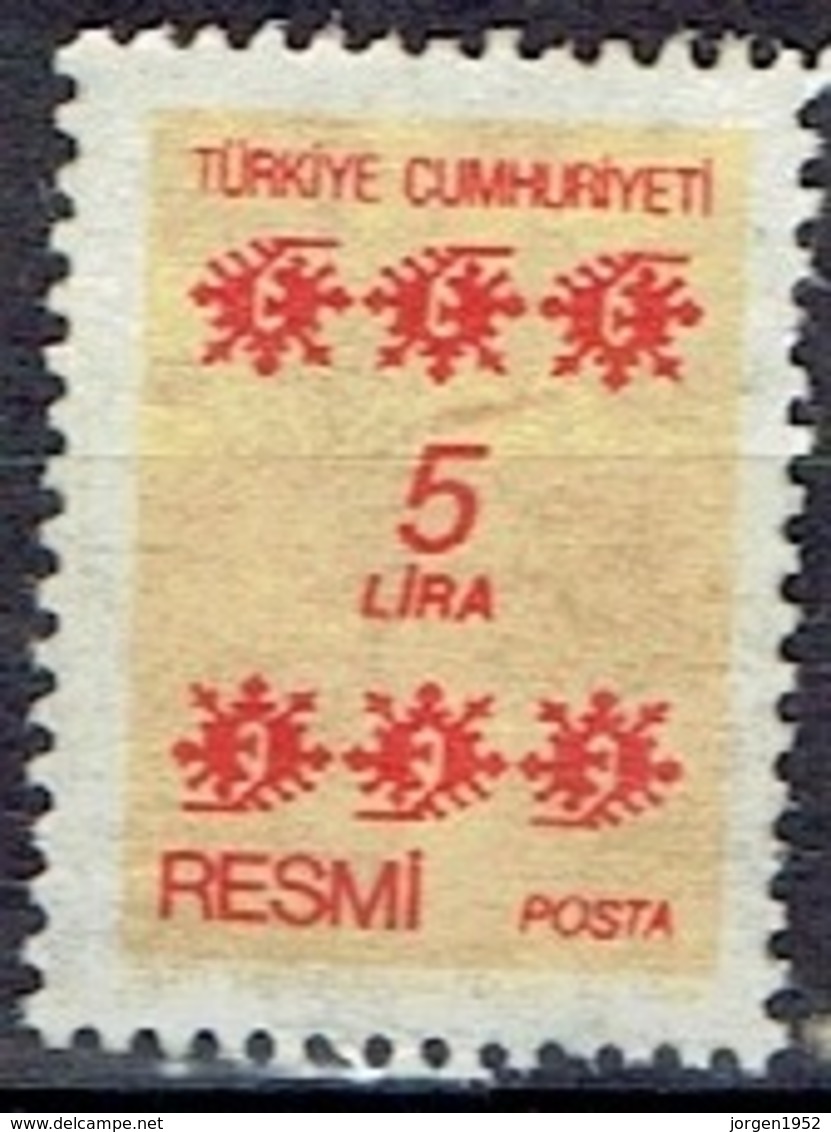 TURKEY  #  FROM 1981 STAMPWORLD * - Impuestos