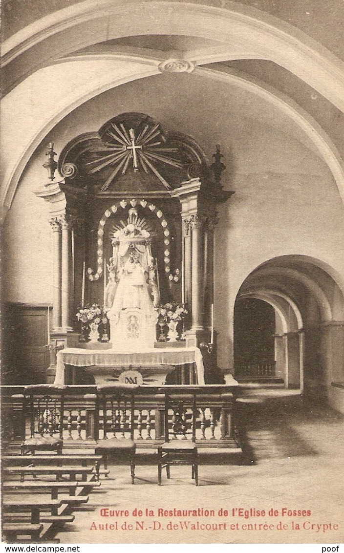 Fosses : Oeuvre De La Restauration De L'église De Fosses 1908 - Fosses-la-Ville