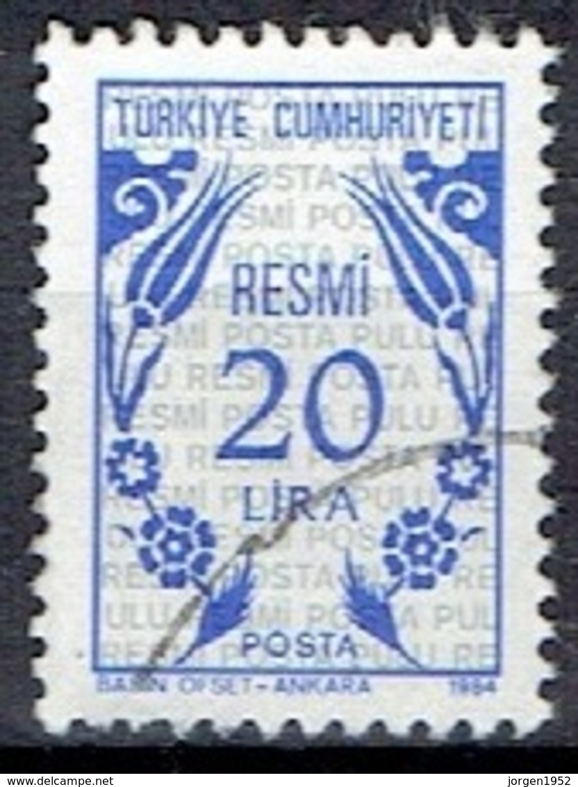 TURKEY  #  FROM 1984 STAMPWORLD - Impuestos