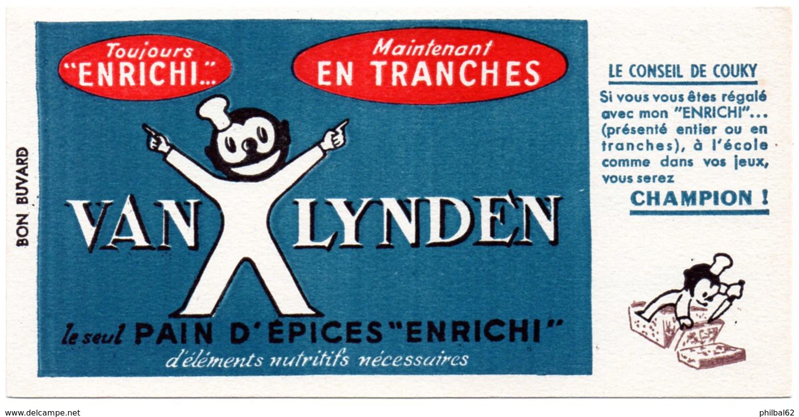 Buvard Pains D'épices Van Lynden. - Pain D'épices