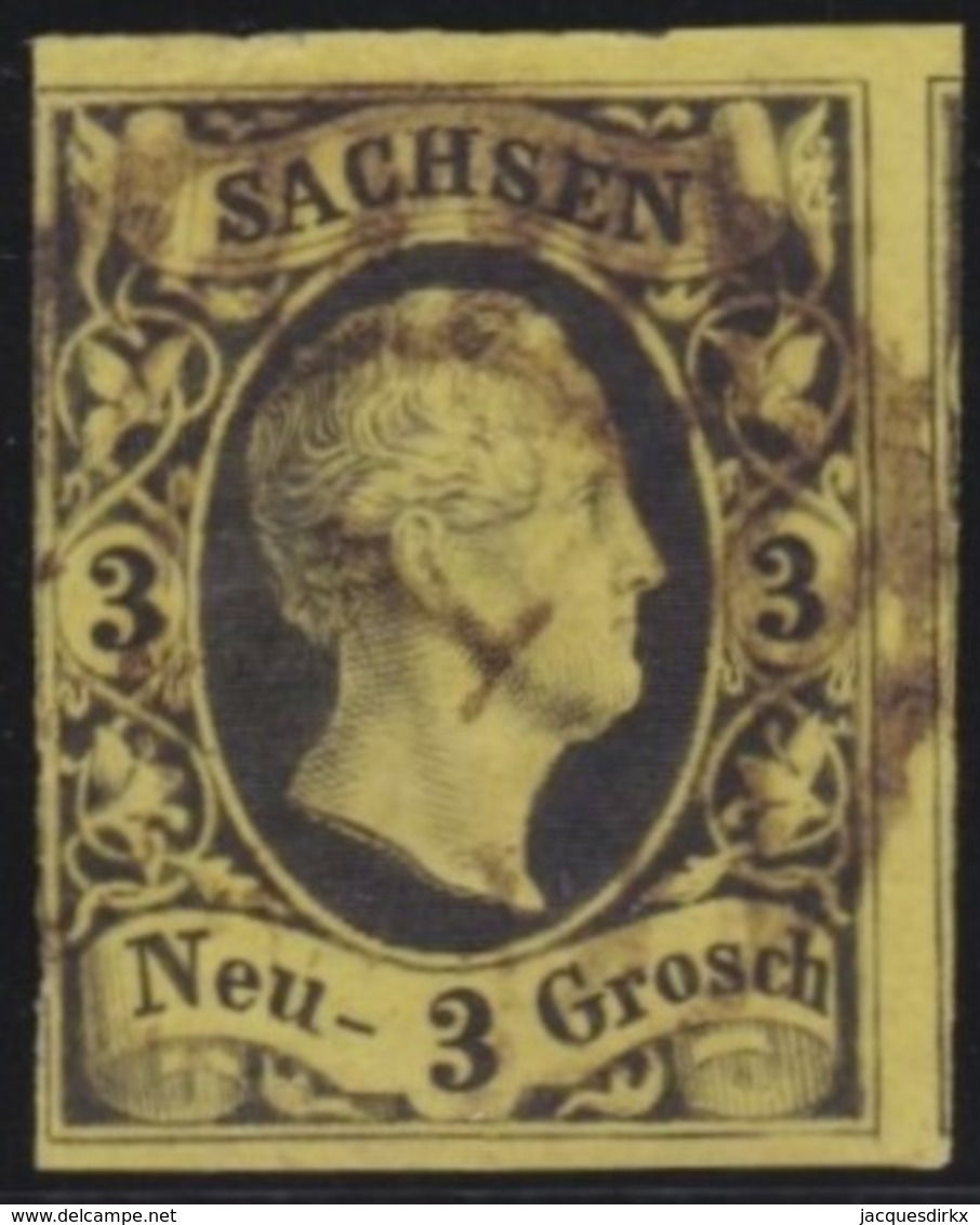 Sachsen      .     Michel    .     6      .       O     .     Gebraucht - Saxony