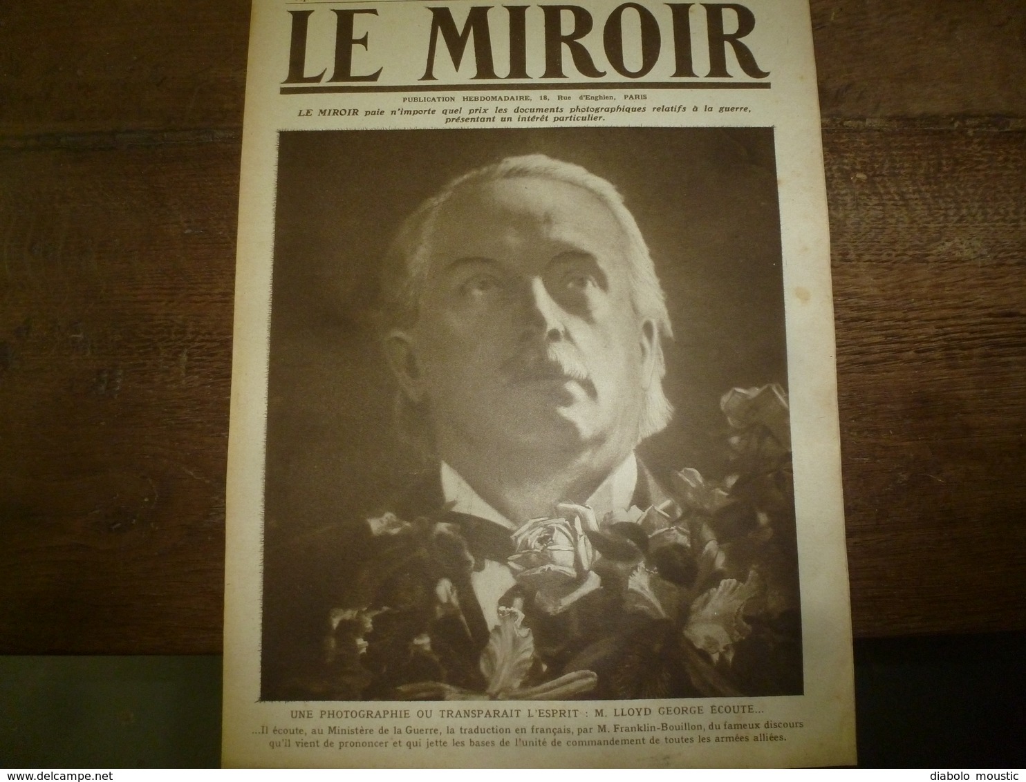 1917 LE MIROIR:Les Soldats Téléphonistes Portent La Peau De Mouton Contre Froid;Révolution Russe; Laon;Les Italiens,etc - Frans