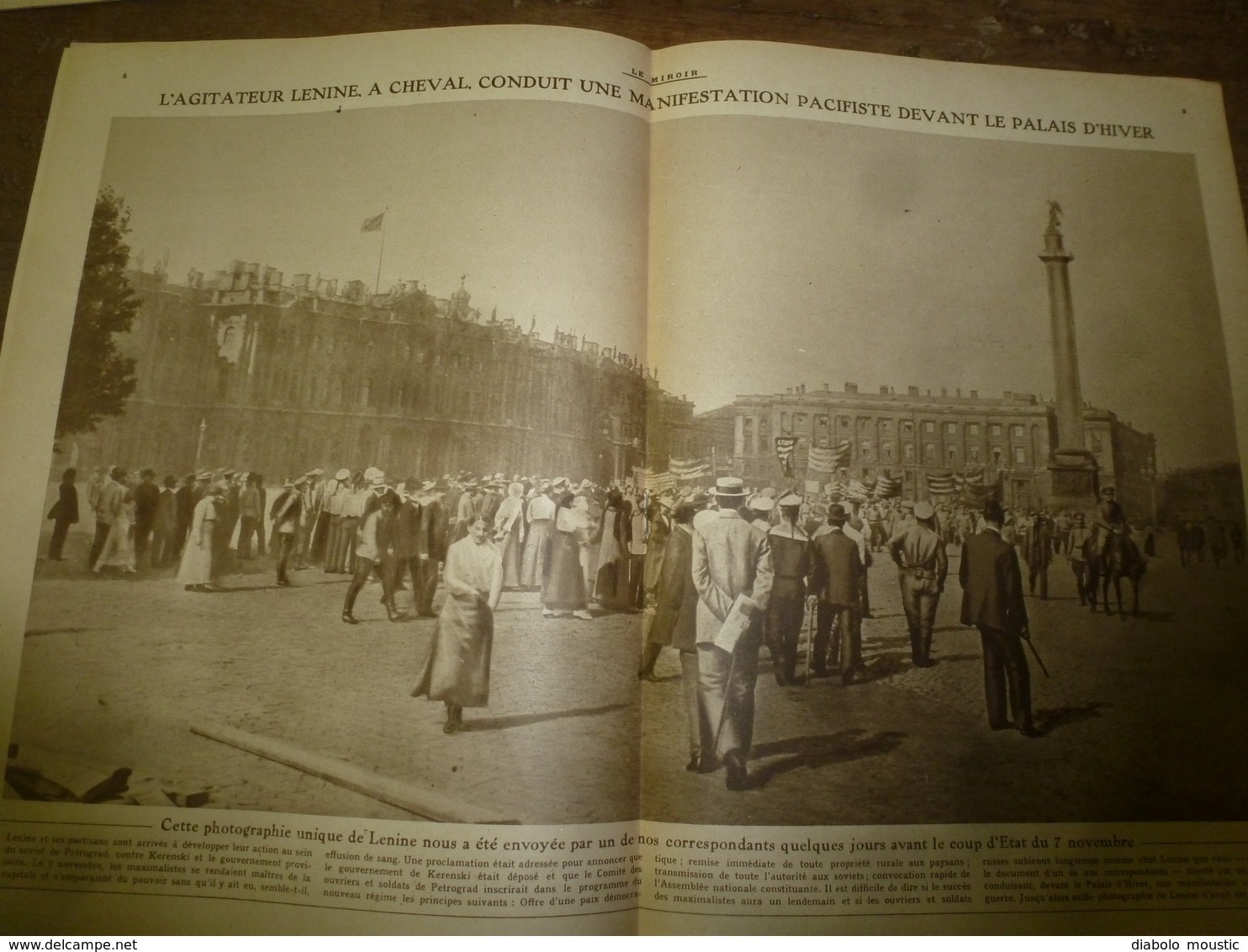 1917 LE MIROIR: Franchet D'Esperey Au Chemin-des-Dames; Lénine;Canadiens à Passchendaele,Mosselmark Et Goudberg,etc - French