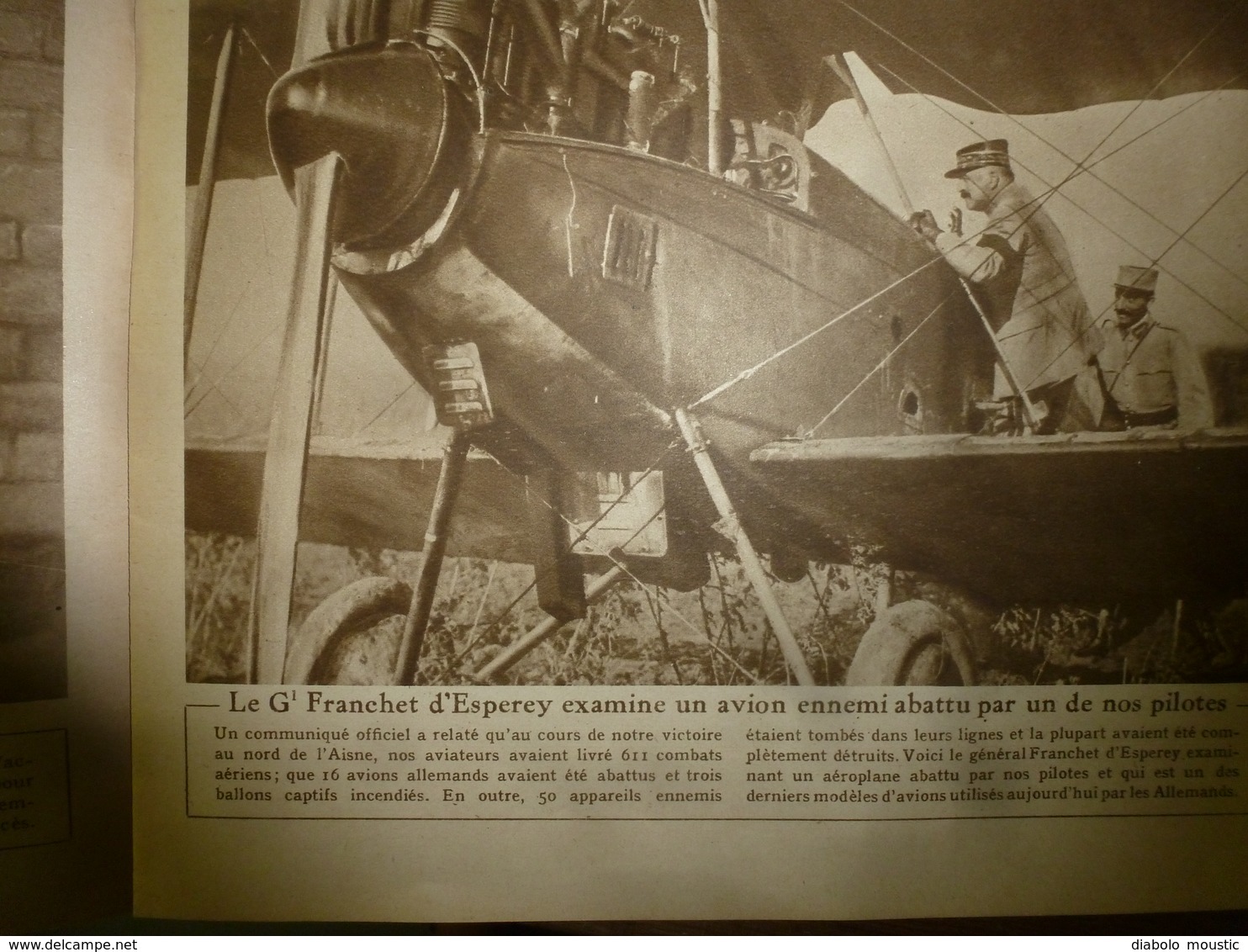 1917 LE MIROIR: Franchet D'Esperey Au Chemin-des-Dames; Lénine;Canadiens à Passchendaele,Mosselmark Et Goudberg,etc - French