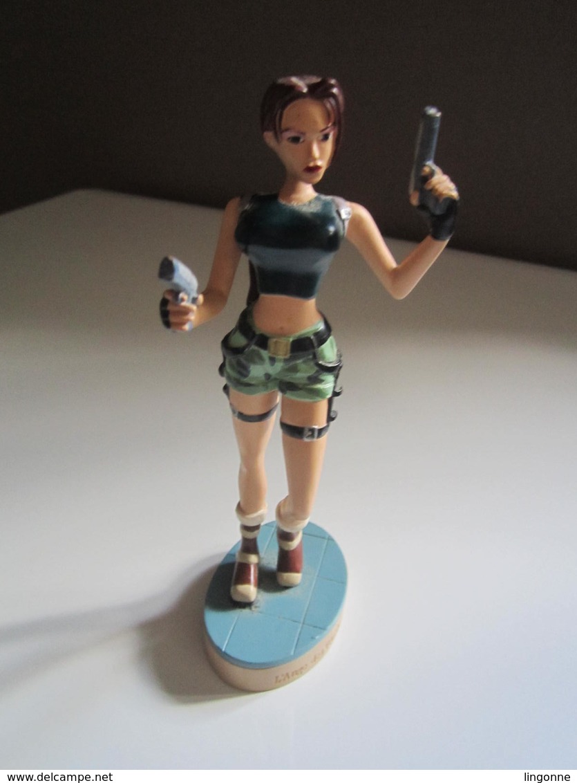 FIGURINE LARA CROFT L'ange Des Ténèbres TOMB RAIDER Strahow Complex Core Design LTD - Hauteur 15,5 Cm - Jeux Vidéo