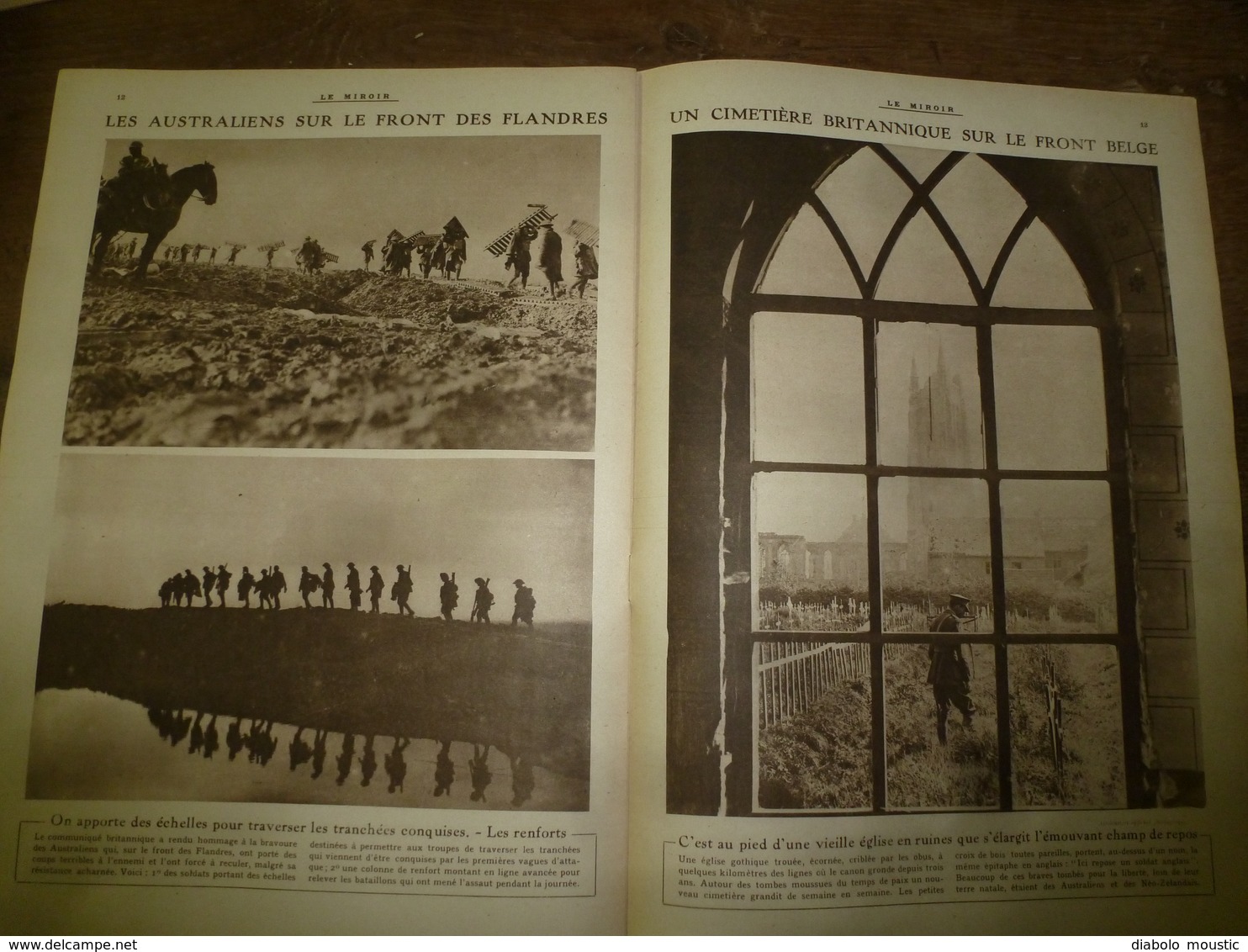 1917 LE MIROIR:Les poissonnières à Lisbonne portent les obus;Les matelottes russes;Belges à Merckem;Chemin des Dames;etc