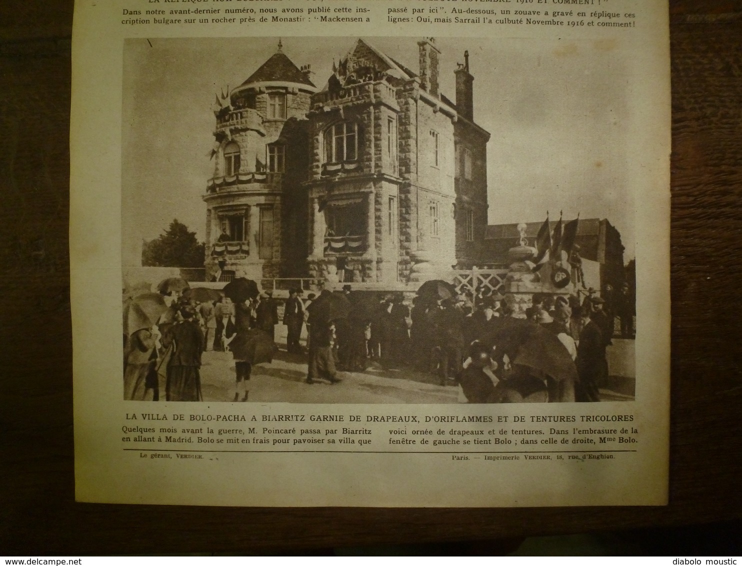 1917 LE MIROIR:Les poissonnières à Lisbonne portent les obus;Les matelottes russes;Belges à Merckem;Chemin des Dames;etc