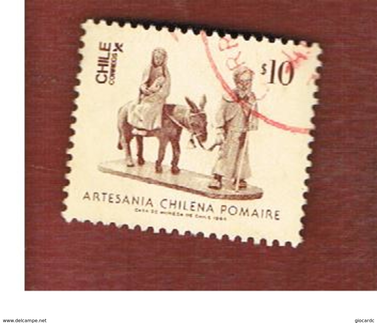 CILE (CHILE)  - SG 1029  -    1985 CHILEAN ART: HOLY FAMILY  -     USED ° - Cile