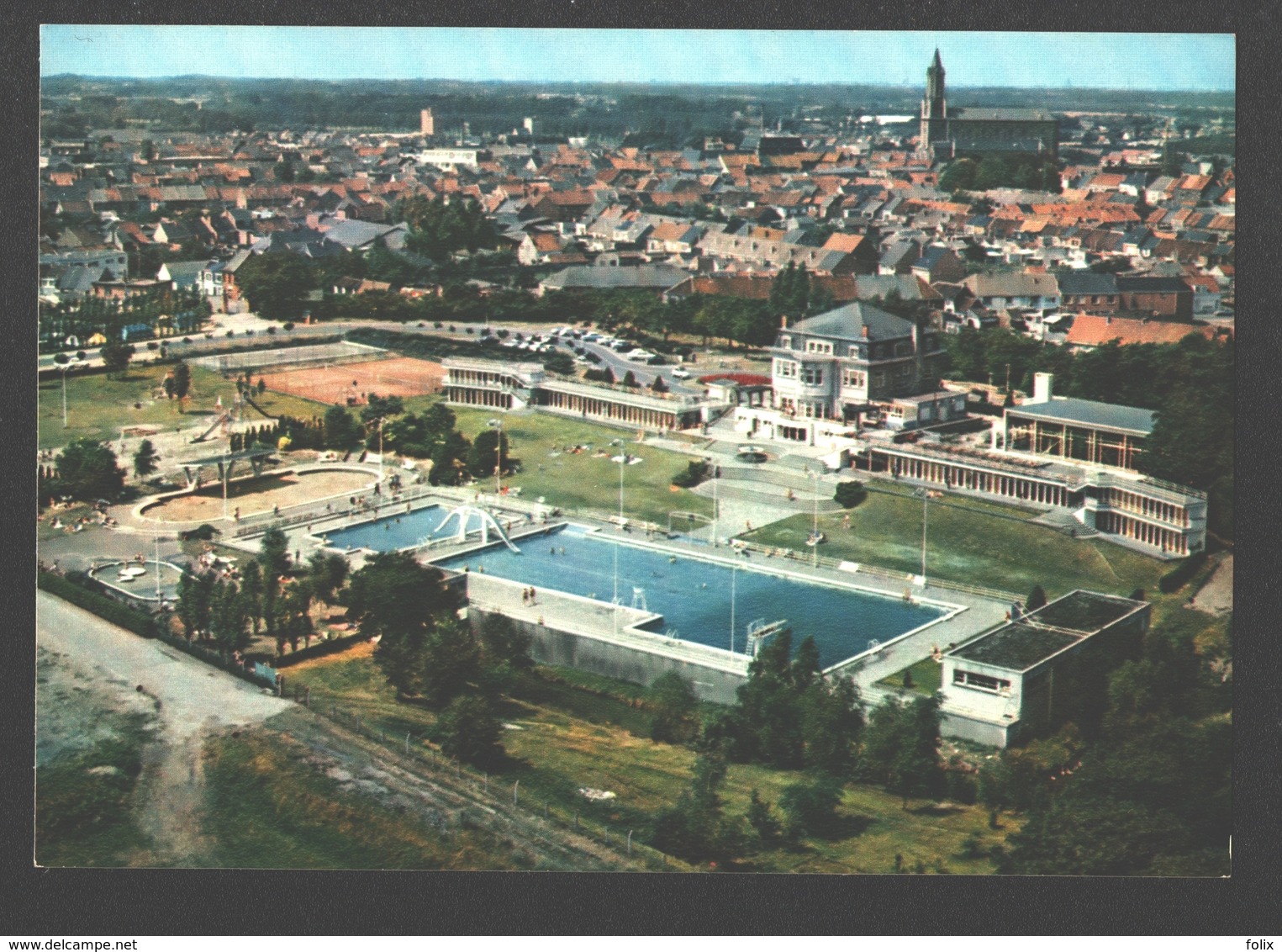 Wetteren - Sportcentrum De Warande - Luchtopname - Wetteren