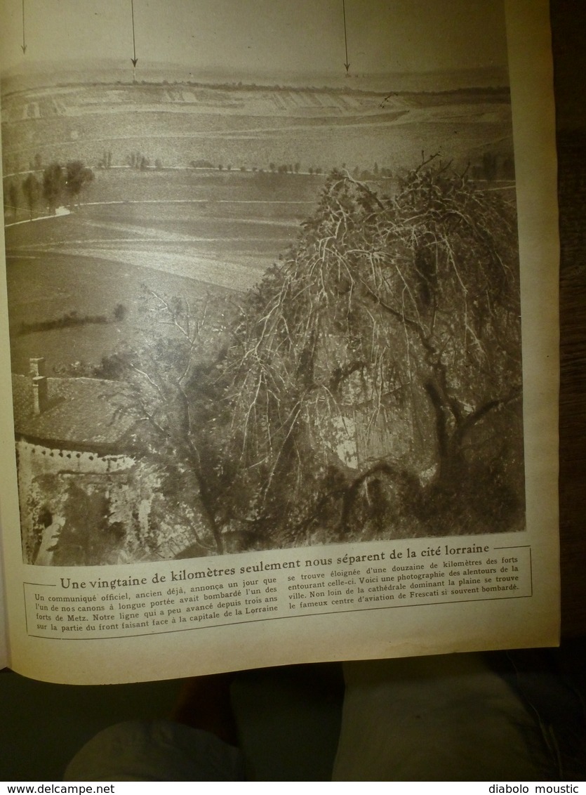 1917 LE MIROIR:Cloches des Byng-Boys;Camps de prisonniers français en Allemagne;Les canon de bois d'instruction US;etc