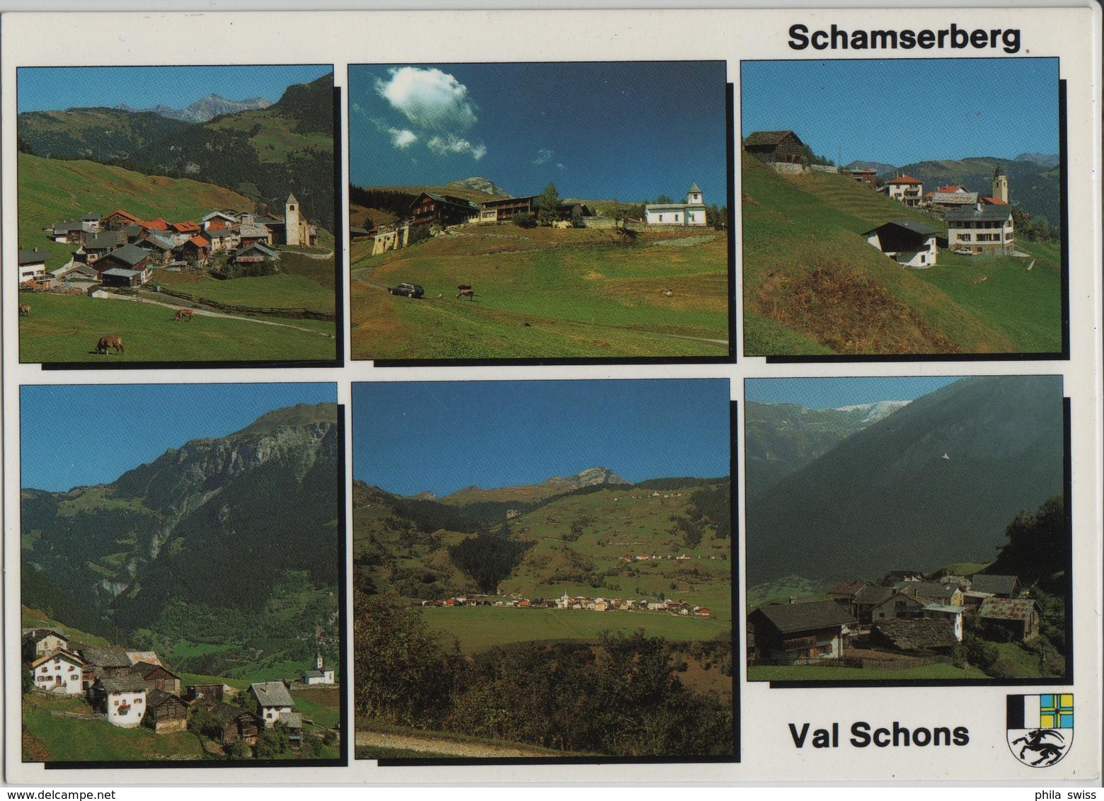 Schamserberg - Val Schons - Lohn, Wergenstein, Fardün, Donath, Casti - Photo: Geiger - Casti-Wergenstein