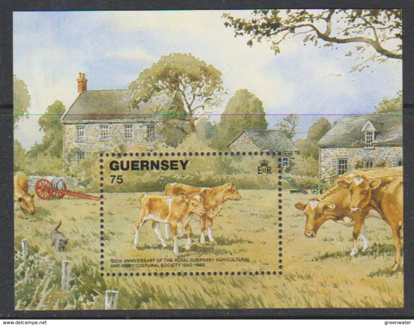 Guernsey 1992 Cattle M/s ** Mnh (40505B) - Guernsey