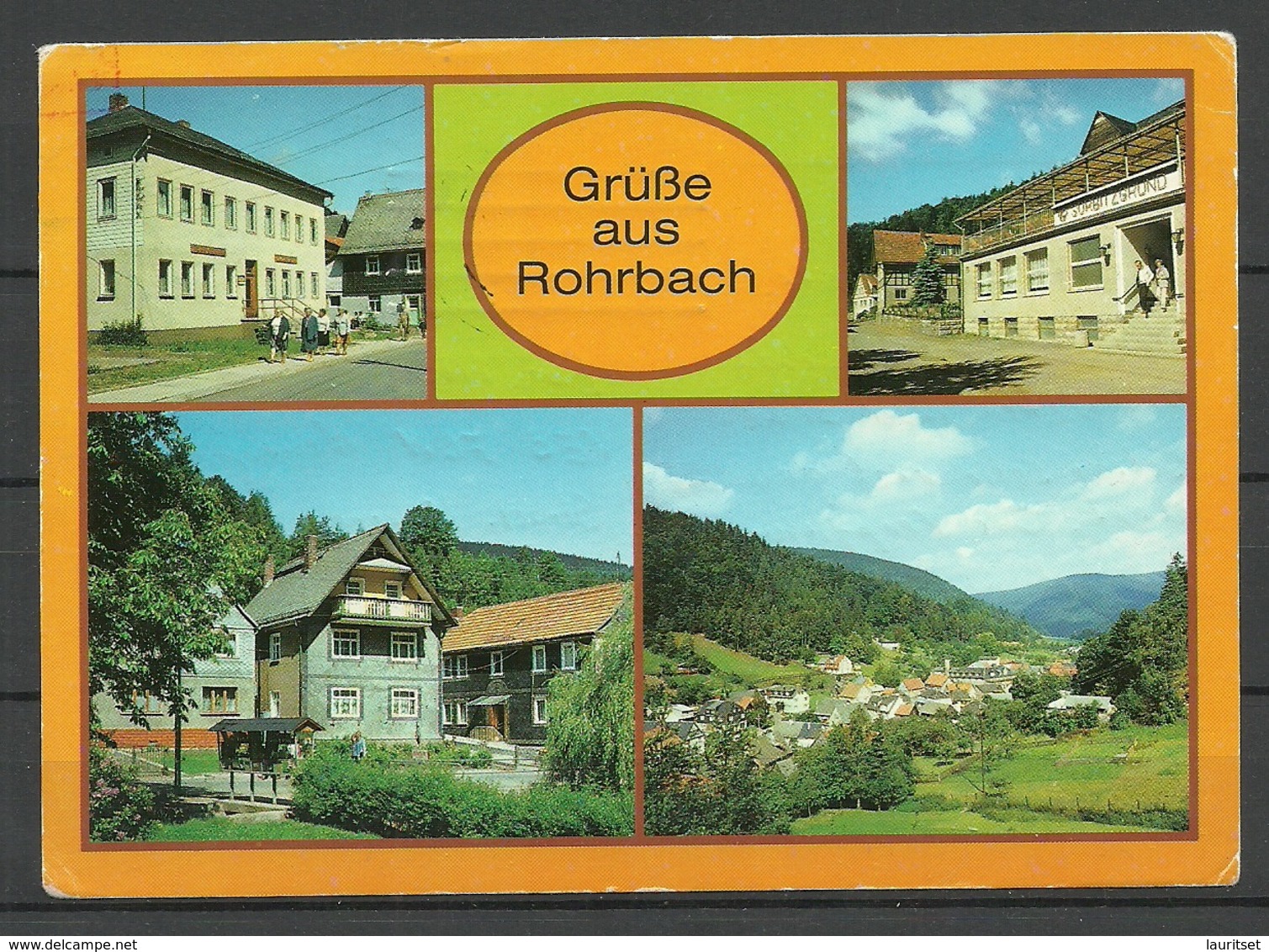 Deutschland Ansichtskarte ROHRBACH Kr Rudolstadt (gesendet, Mit Briefmarke) - Rudolstadt