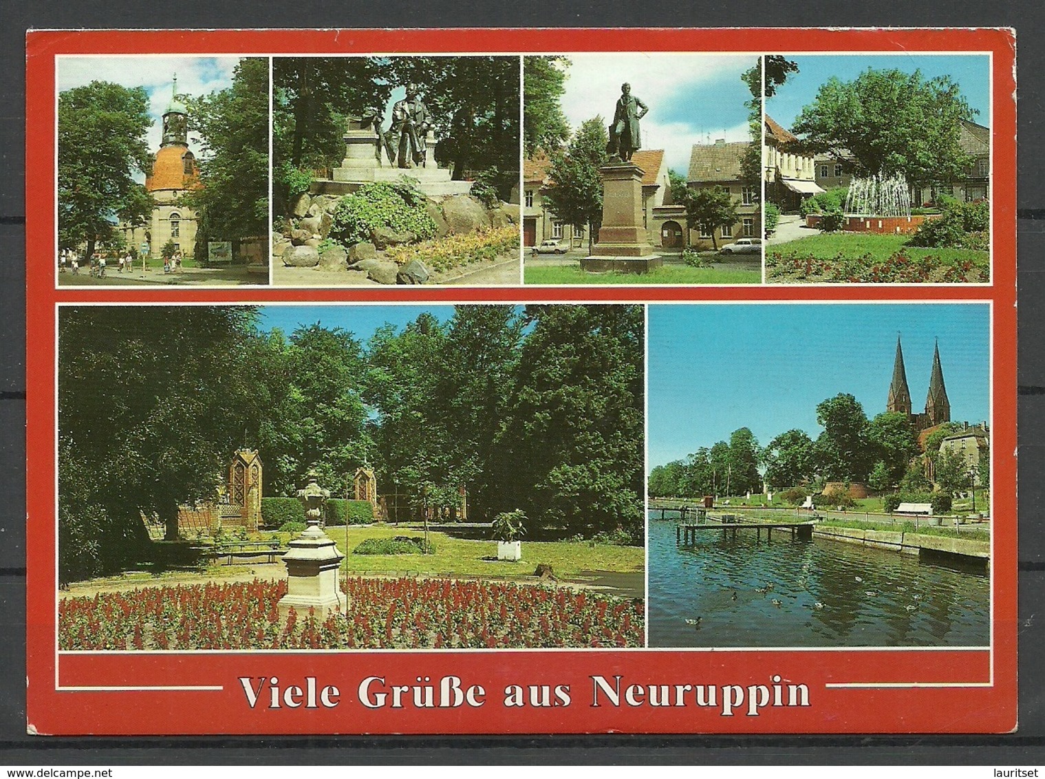 Deutschland Ansichtskarte NEURUPPIN (gesendet, Mit Briefmarke) - Neuruppin