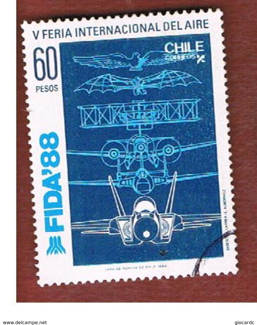 CILE (CHILE)  - SG 1146 -    1988 FIDA '88: INT. AIRFAIR   -     USED ° - Cile