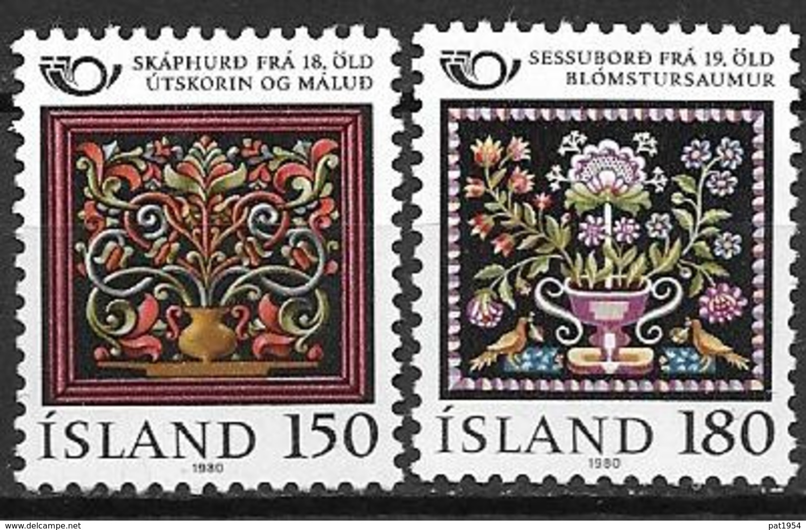 Islande 1980 N° 509/510 Neufs Norden Artisanat - Nuovi