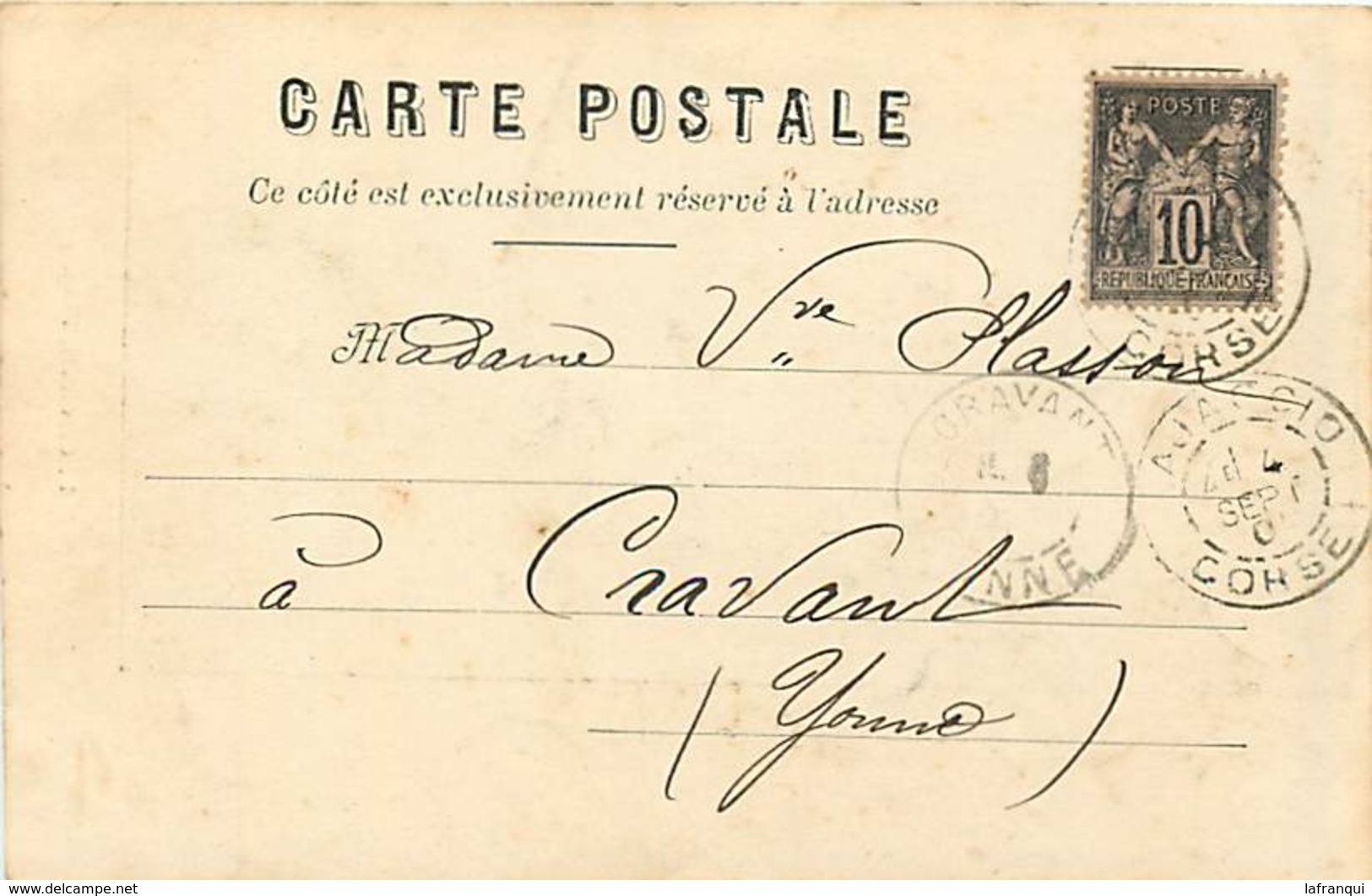 Ref 16- Corse - Ajaccio - Phot L Cardinali - Carte Bon Etat  - - Ajaccio