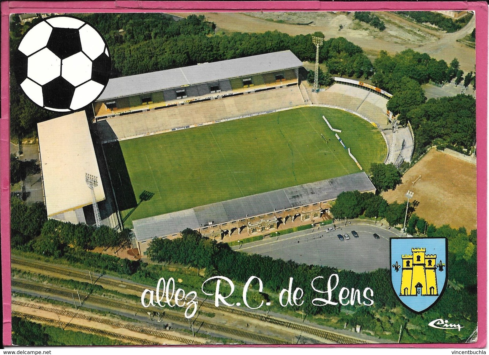 Allez R. C. Lens Stade Bollaërt Vue Aérienne - Lens