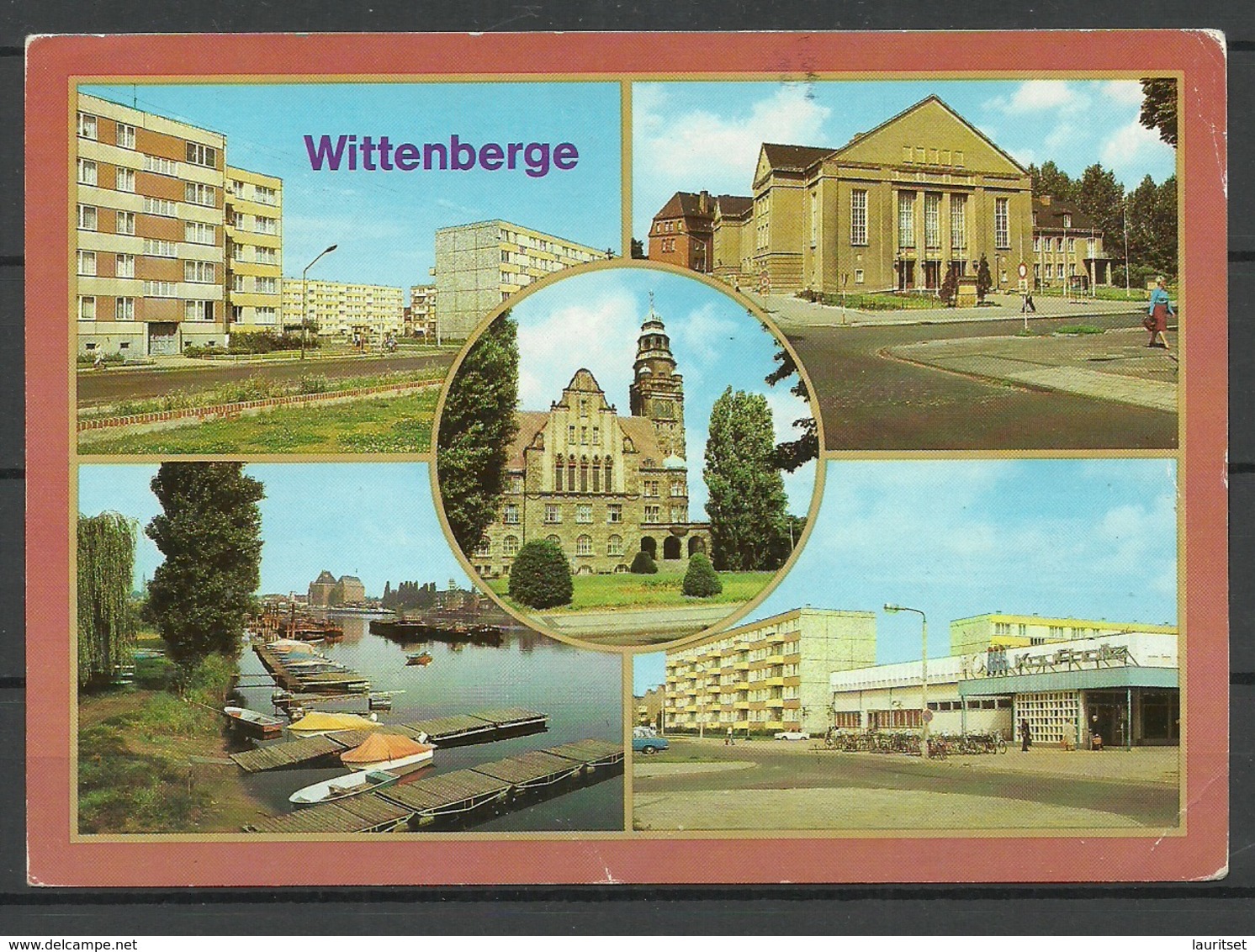 Deutschland DDR 1989 Ansichtskarte WITTENBERGE (Kr. Perleberg ) - Wittenberge