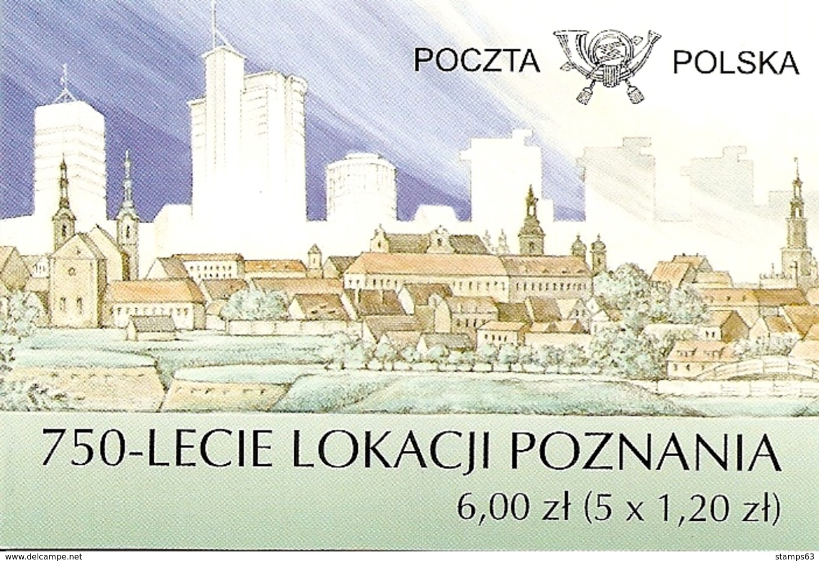 POLAND / POLEN, POZNAN  POST OFICE, 2006,  Booklet 1 - Markenheftchen