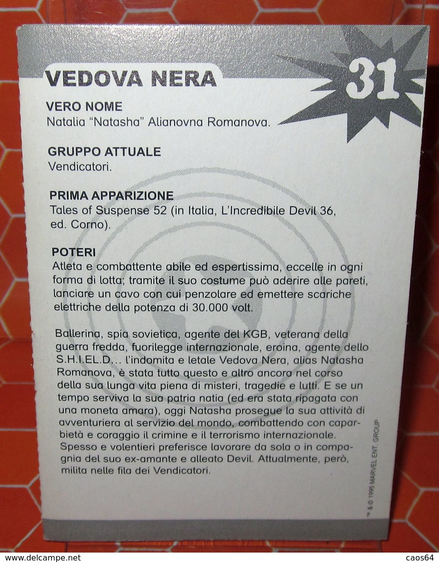 VEDOVA NERA - Marvel