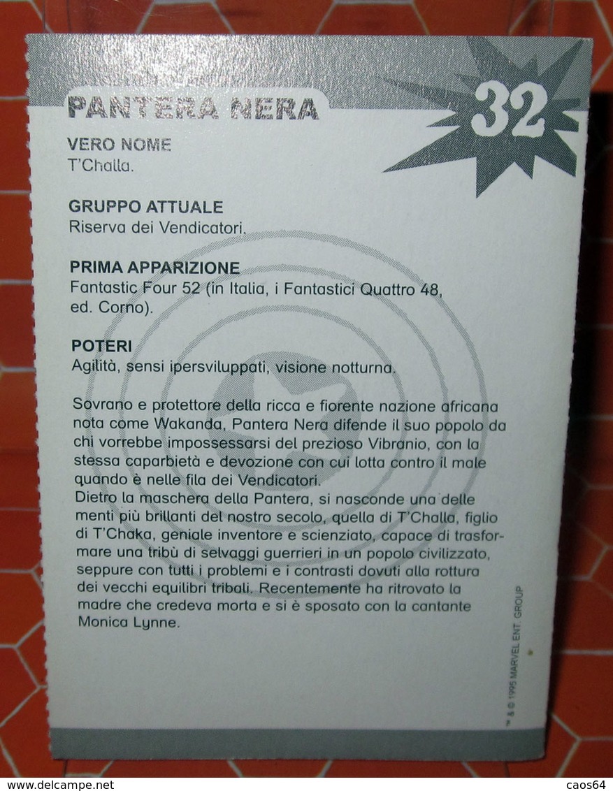 PANTERA NERA - Marvel