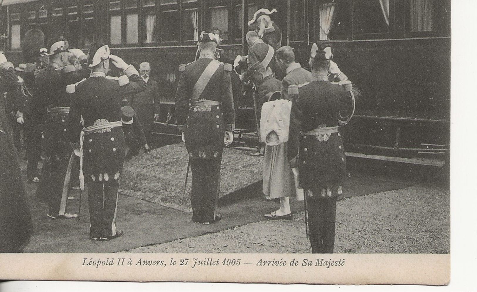 Léopold II à Anvers-27 Juillet 1905. - Laakdal